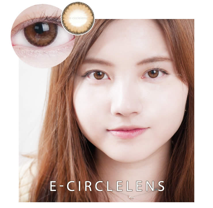 Natural Effect Brown Circle Lens